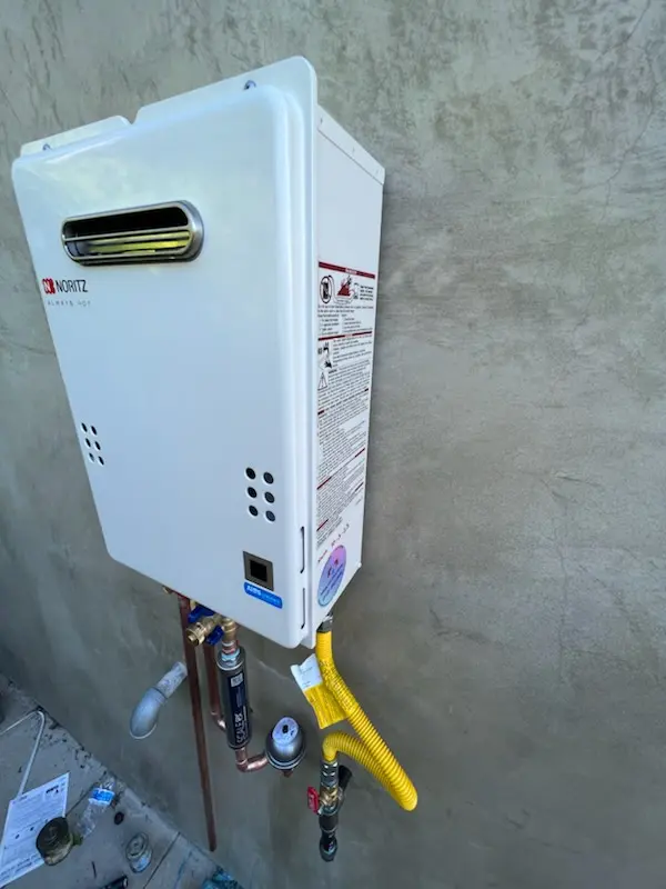 Tankless water heater installation for East Linden homes